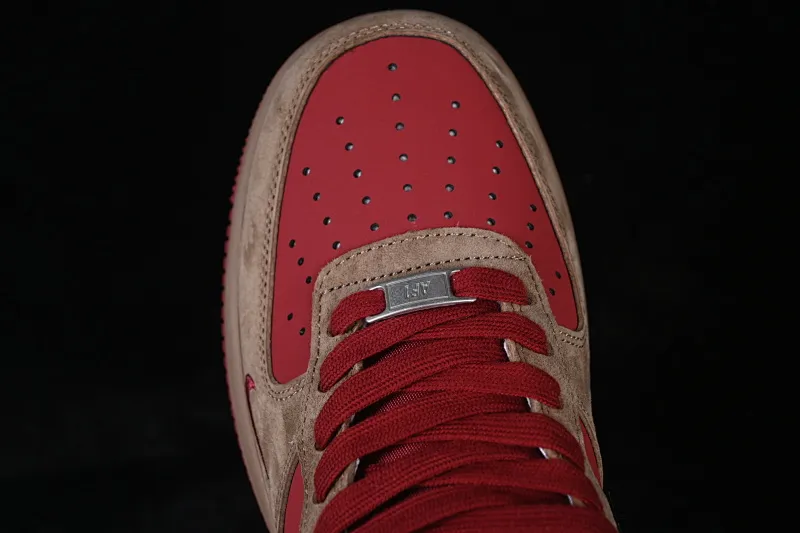 All categories Nk Air Force 1 Air Force series Nk Air Force 1 Low Air Force low-top Nike Air Force 1'07 Low Year of the Horse limited edition red suede Air Force 1 low-top casual sneakers XD0028-009